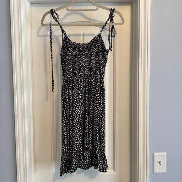 NEW Angie XS Hearts Mini Dress ~ Black & White Babydoll Y2K Valentine's - Picture 3 of 7